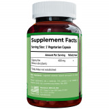 Slippery Elm NDCG 400 mg 100 capsules back side ingredients