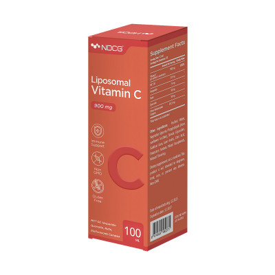 Liposomal Vitamin C NDCG 900 mg 100 ml cardboard box right side