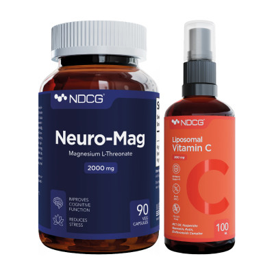 Комплекс Фокус — поддержка памяти, концентрации и нервной системы | Neuro-Mag + Liposomal Vitamin C